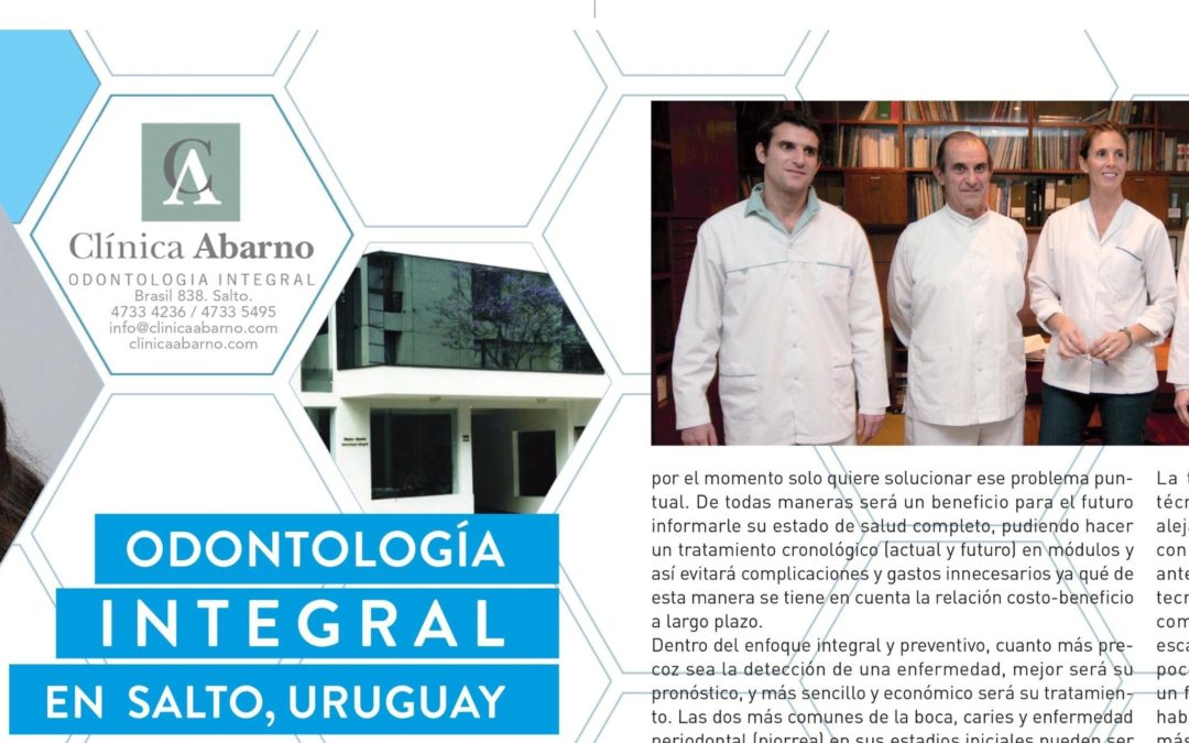 Odontología Integral en Salto, Uruguay –  Nota publicada en Revista VIDA LITORAL