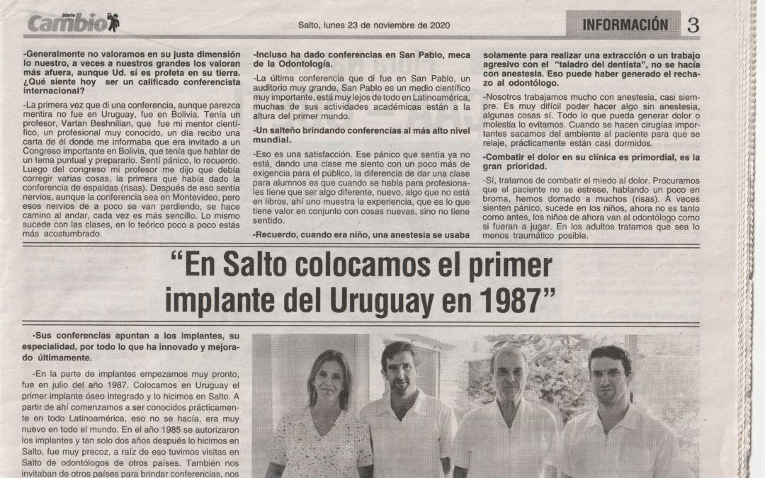 En la prensa – notas por los 55 años